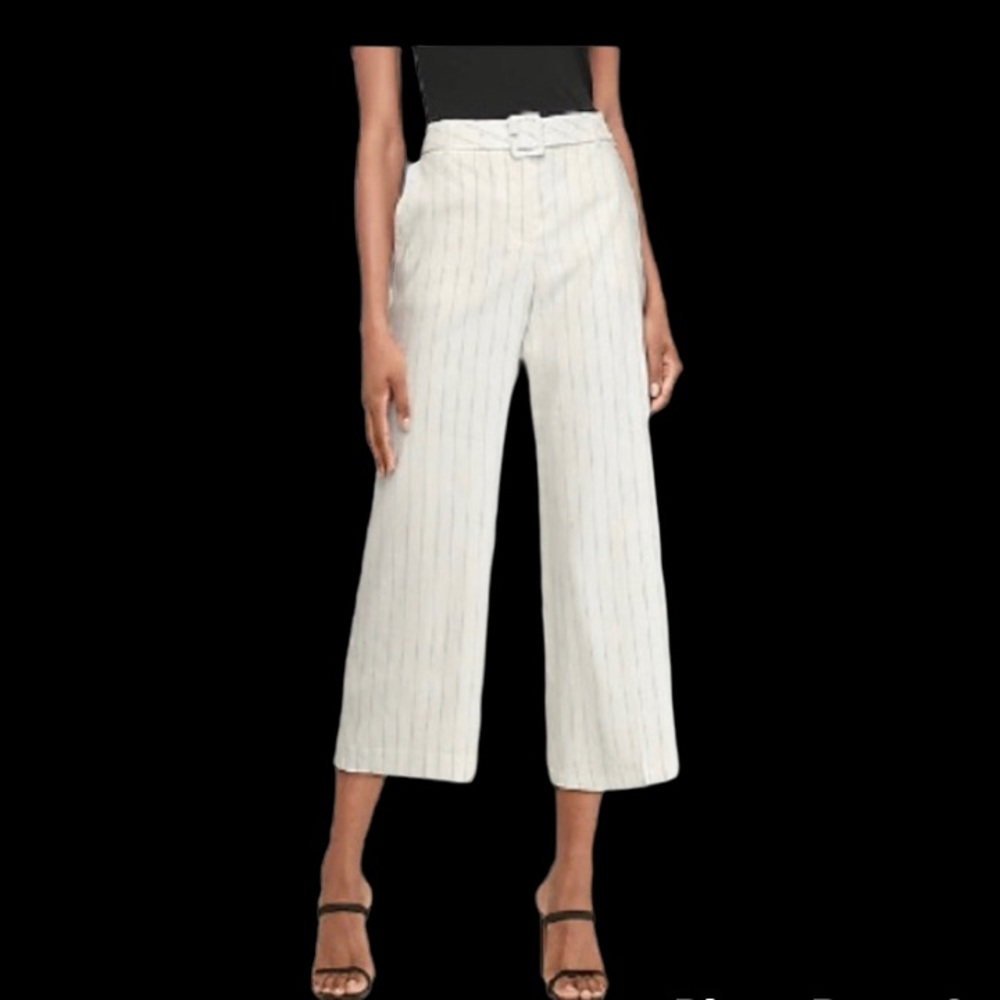 Express cropped wide leg pant.
